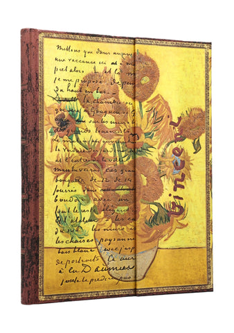 Van Gogh,Sunflowers Manyetik Kapak Ultra Defter