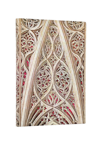Vault of the Cathedral Burgundy Softcover Midi Defter