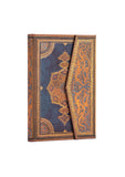 Safavid Indigo Manyetik Kapak Mini Çizgili Defter