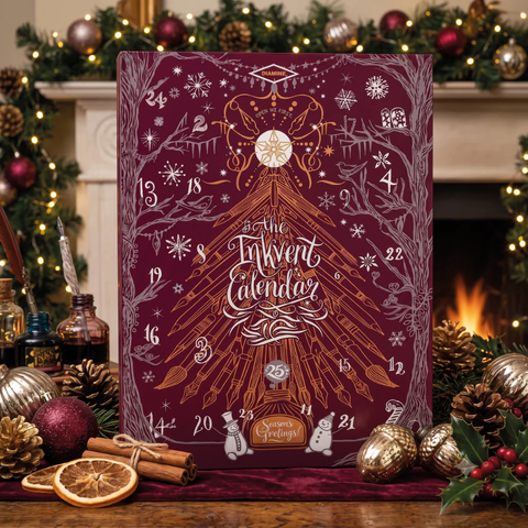 Diamine Inkvent Calender Burgundy Edition 2026 Ön Sipariş