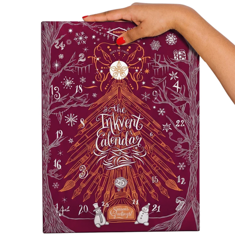 Diamine Inkvent Calender Burgundy Edition 2026 Ön Sipariş