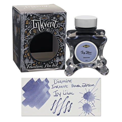 Diamine Inkvent Black Edition Shimmer Icy Lilac Mürekkep