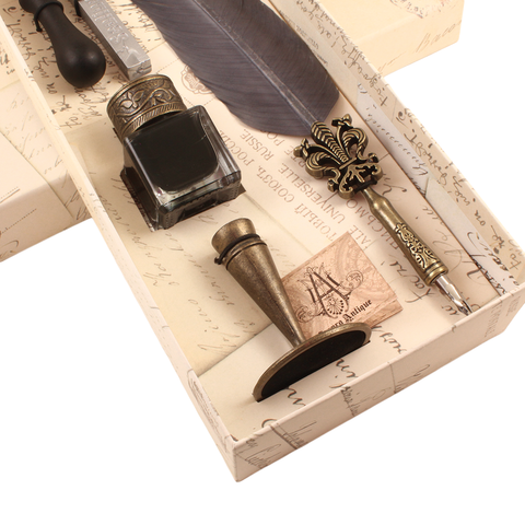 Tüylü Kalem Mühür Set Graphite