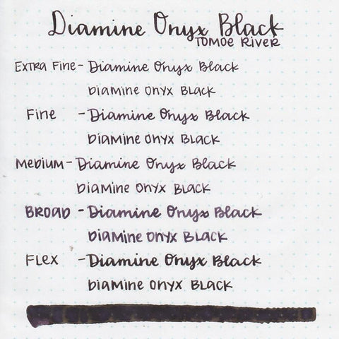 Diamine Dolmakalem Mürekkebi Onyx Black 80 ml