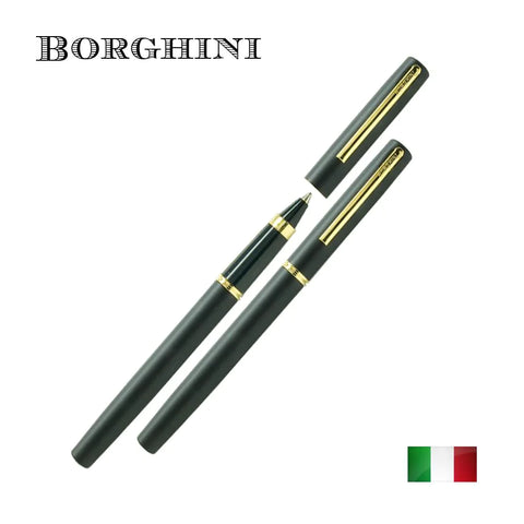 Borghini Classico Mat Siyah Kapaklı Tükenmez Kalem